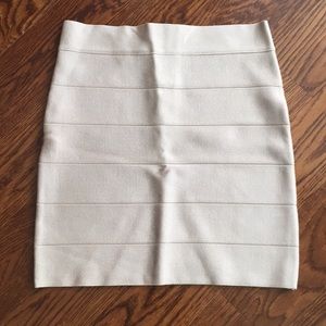Bebe Bandage Solid Skirt